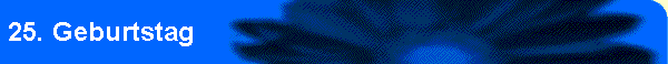 25. Geburtstag